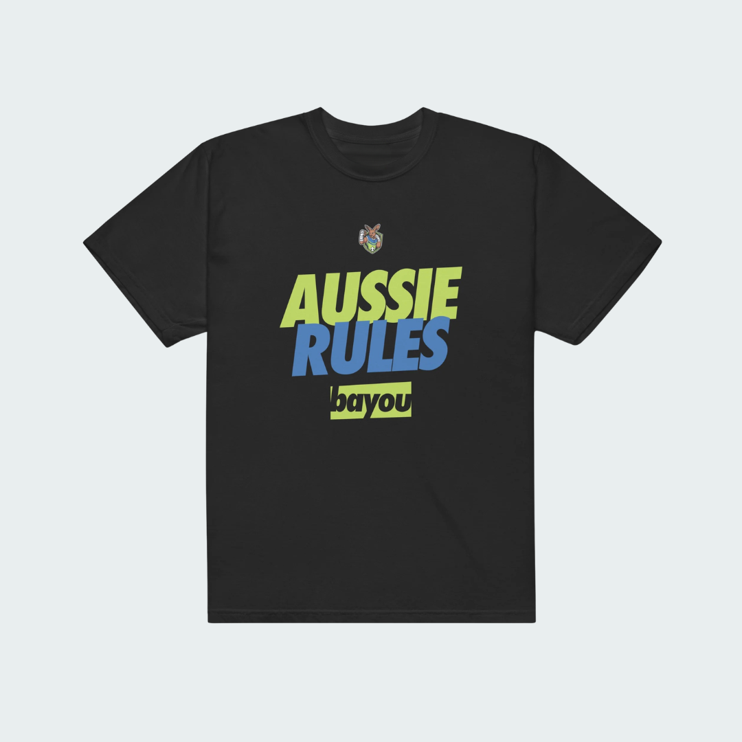 Unisex garment-dyed heavyweight t-shirt Bayou Aussie Rules