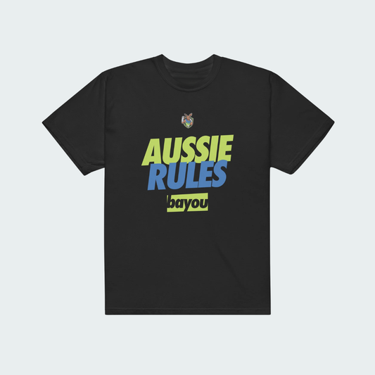 Unisex garment-dyed heavyweight t-shirt Bayou Aussie Rules