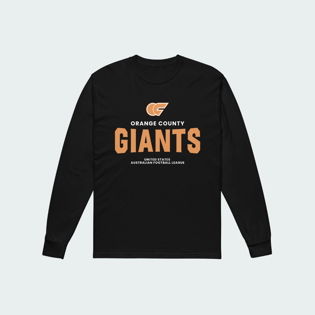 Garment-dyed heavyweight long-sleeve shirt
