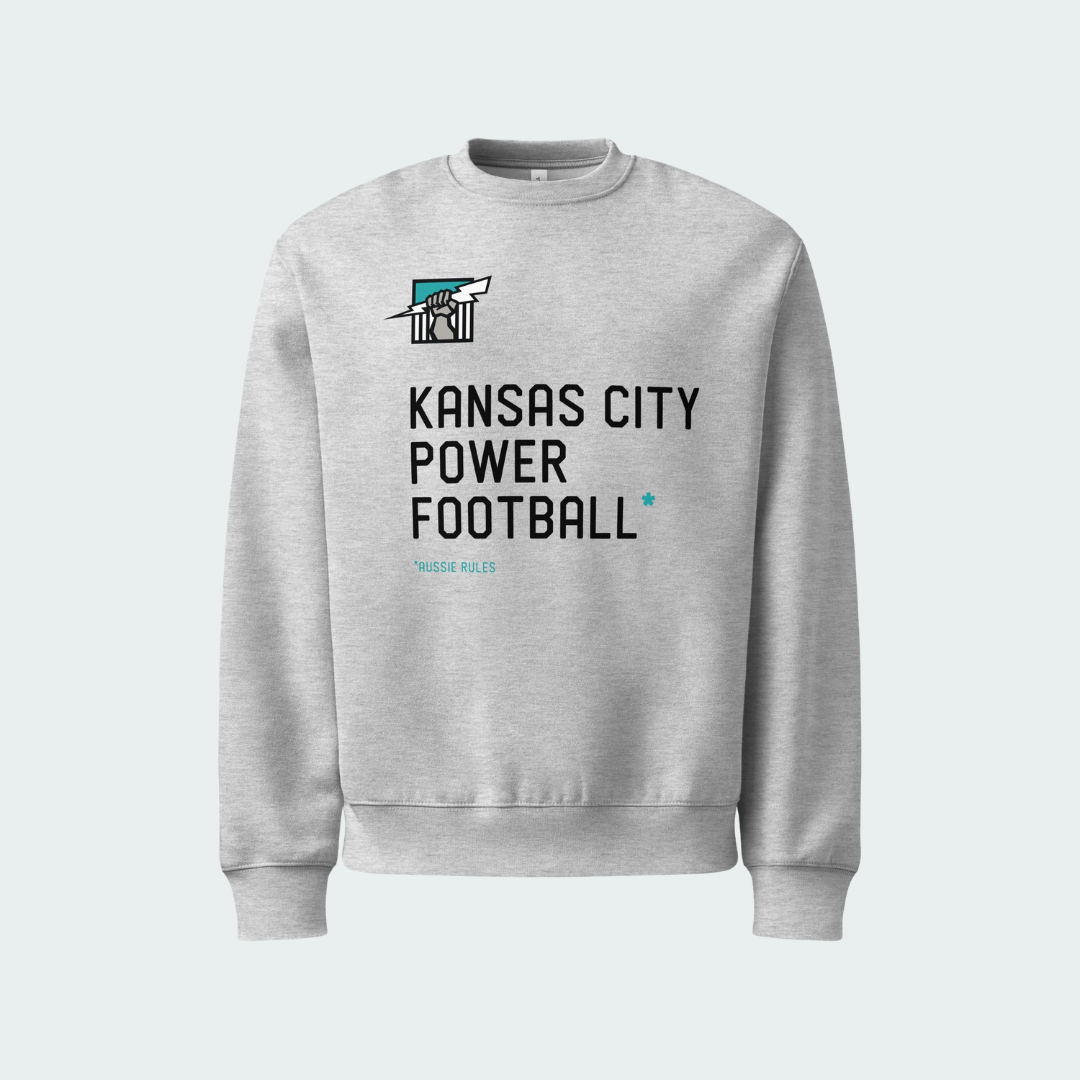 Oversized heavyweight sweatshirt