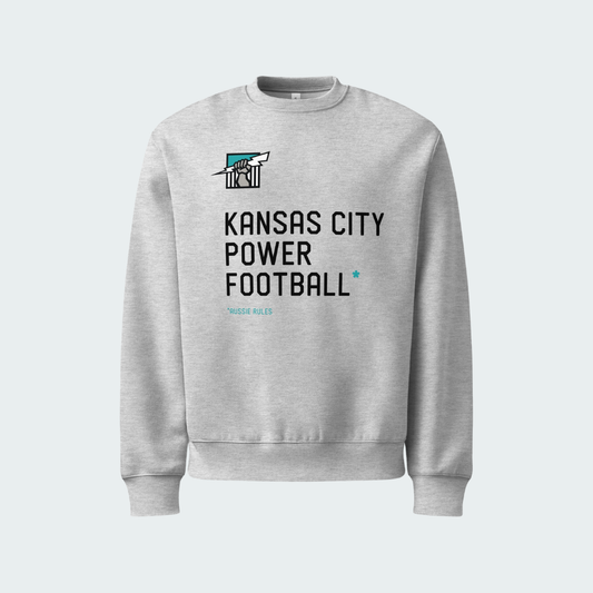 Oversized heavyweight sweatshirt KC Statement