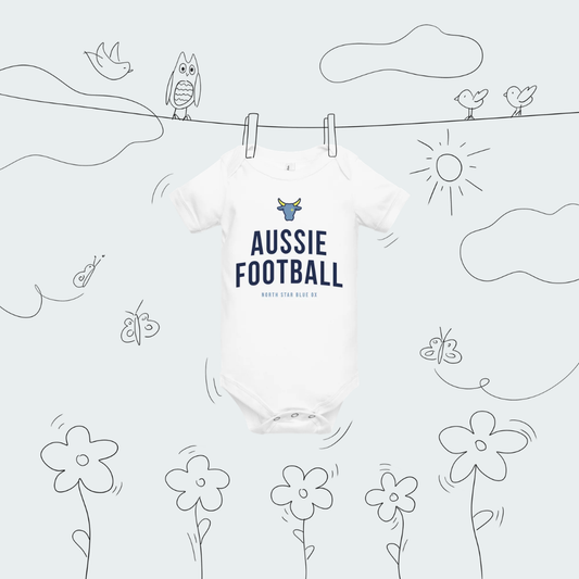Baby short sleeve onesie North Star