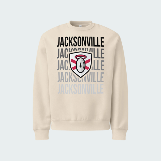 Oversized heavyweight sweatshirt Jacksonville Fade
