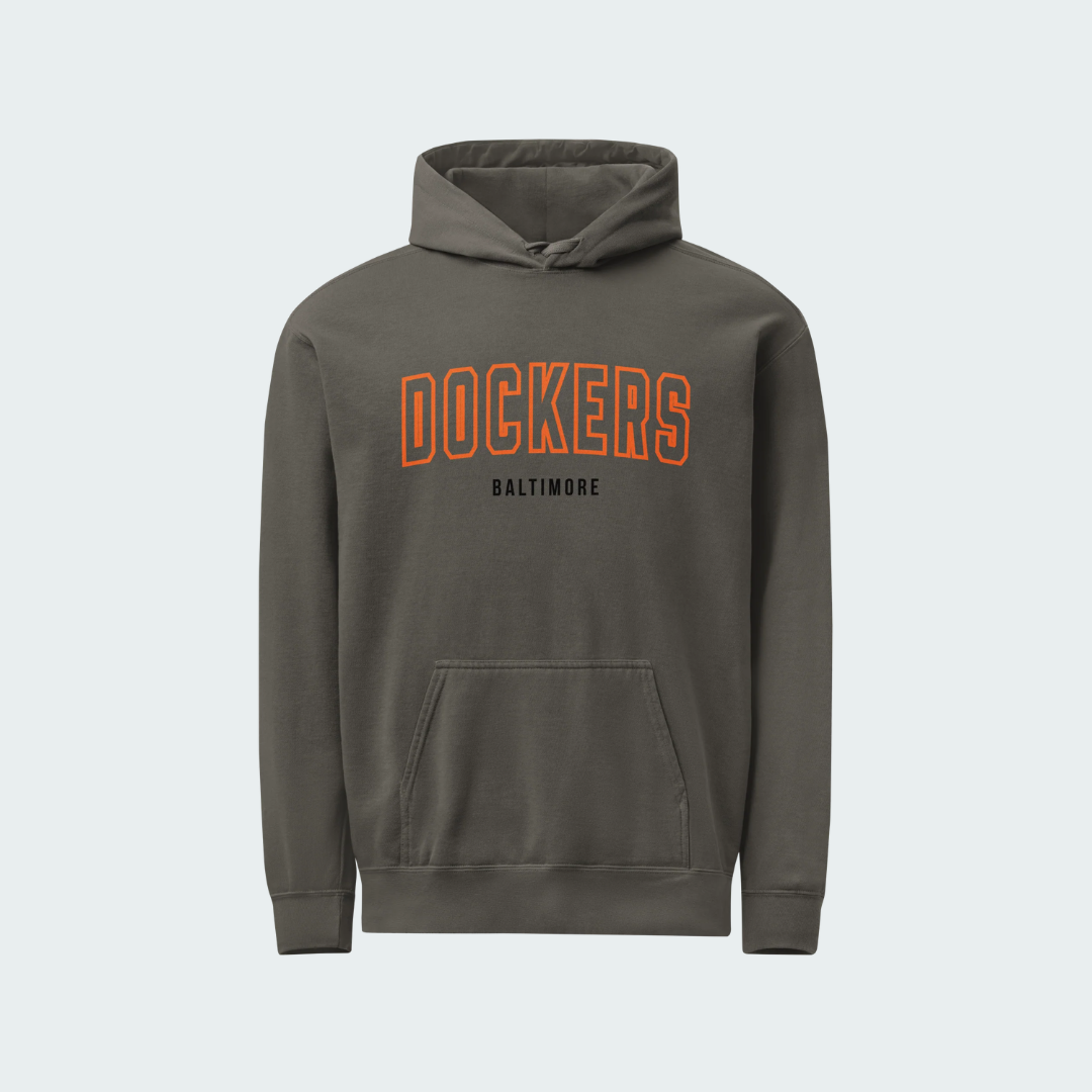 Unisex garment-dyed hoodie Baltimore Hallow