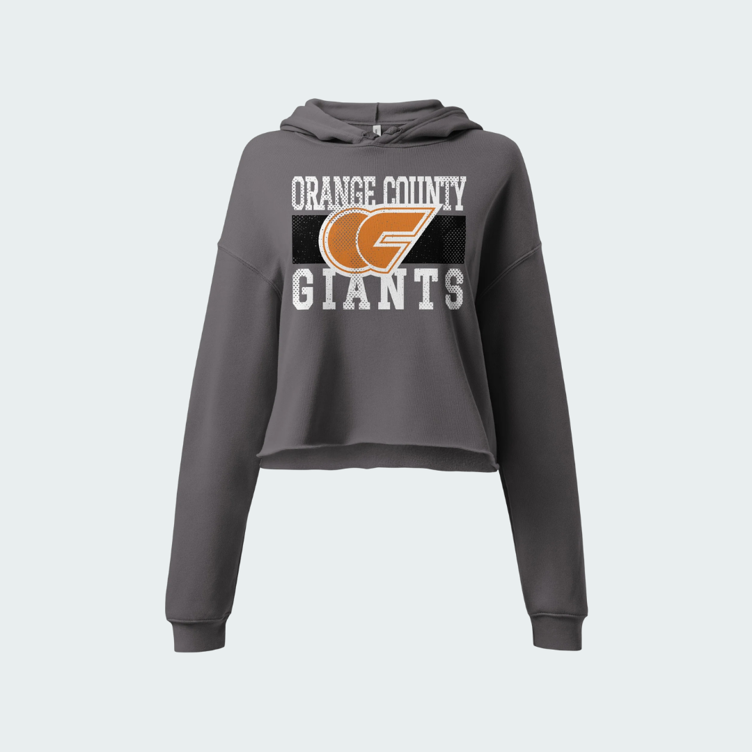 Crop Hoodie Orange County