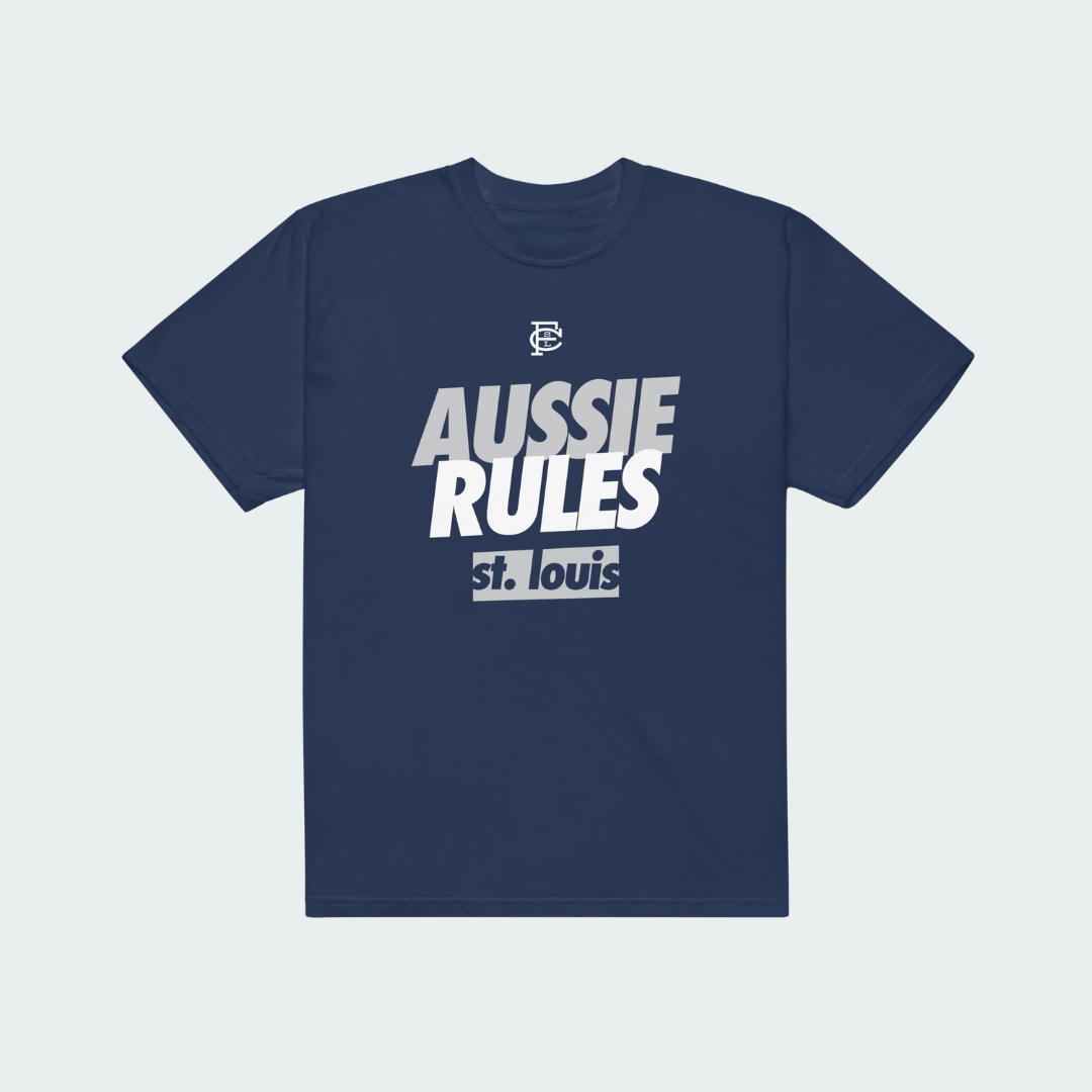 Unisex garment-dyed heavyweight t-shirt St. Louis Aussie Rules
