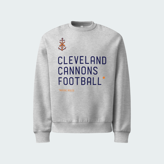Oversized heavyweight sweatshirt Cleveland Statement