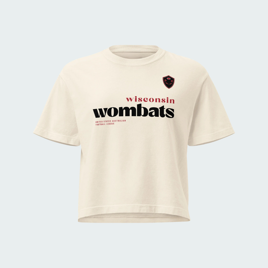 Women’s heavyweight boxy tee Wisconsin Splash