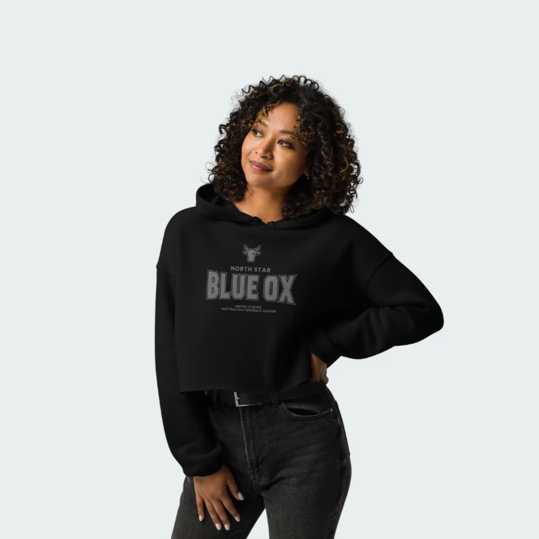 Crop Hoodie North Star Blackout