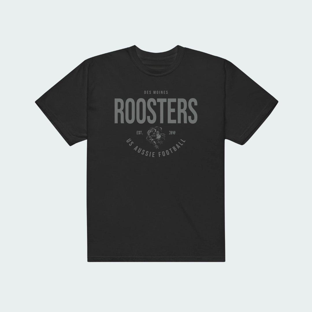 Unisex garment-dyed heavyweight t-shirt Des Moines Blackout