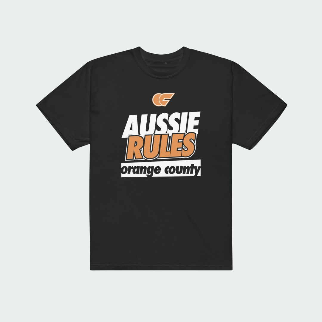 Unisex garment-dyed heavyweight t-shirt Orange County Aussie Rules