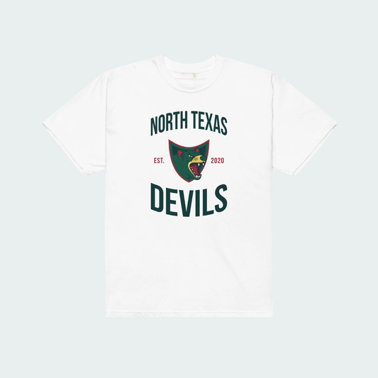 Unisex garment-dyed heavyweight t-shirt North Texas Logo