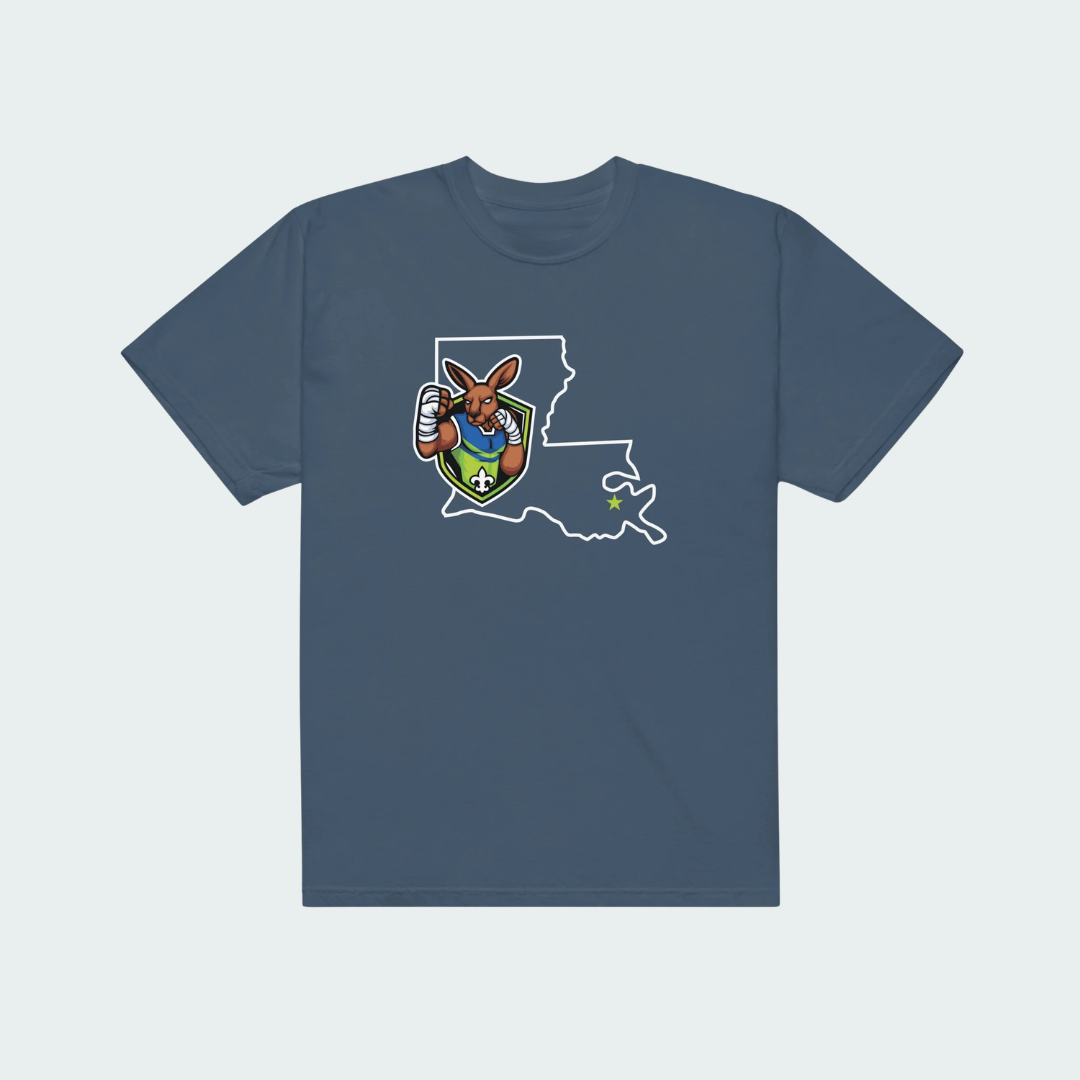 Unisex garment-dyed heavyweight t-shirt Bayou State