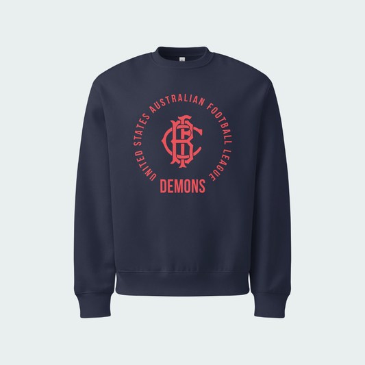 Oversized heavyweight sweatshirt Boston Logo