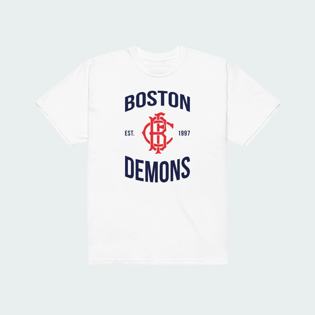 Unisex garment-dyed heavyweight t-shirt Boston Logo