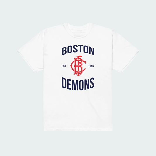 Unisex garment-dyed heavyweight t-shirt Boston Logo