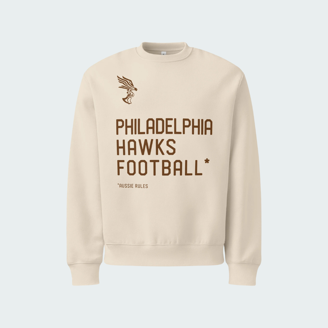 Oversized heavyweight sweatshirt