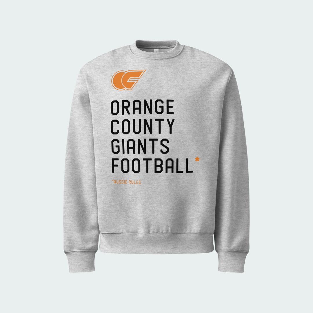 Oversized heavyweight sweatshirt