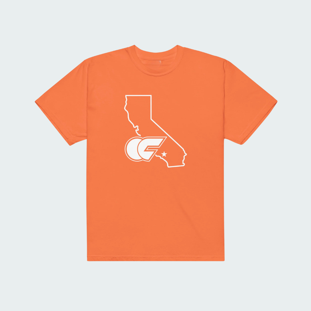 Unisex garment-dyed heavyweight t-shirt Orange County State