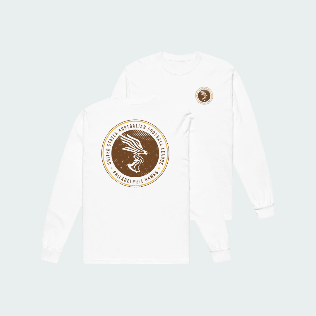 Garment-dyed heavyweight long-sleeve shirt