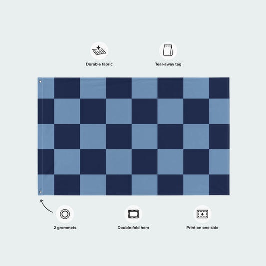 Flag North Star Checkered