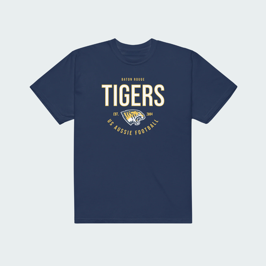 Unisex garment-dyed heavyweight t-shirt Baton Rouge Plate