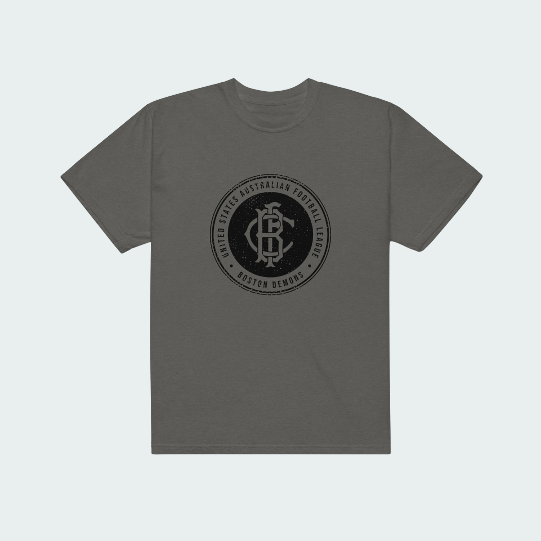 Unisex garment-dyed heavyweight t-shirt Boston  Charcoal