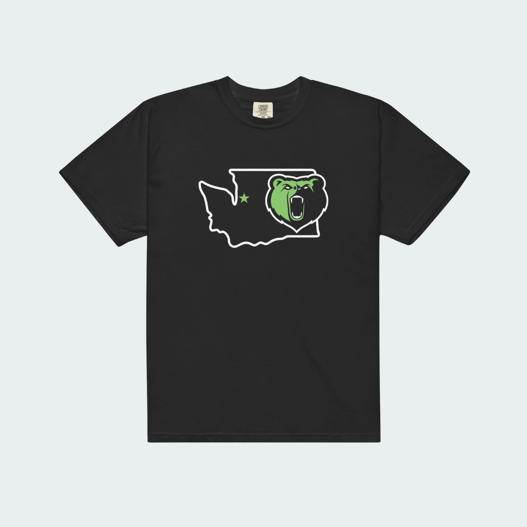 Unisex garment-dyed heavyweight t-shirt Seattle State