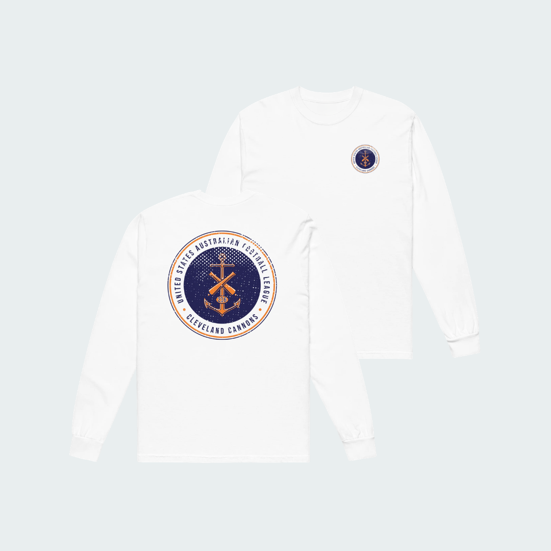 Garment-dyed heavyweight long-sleeve shirt