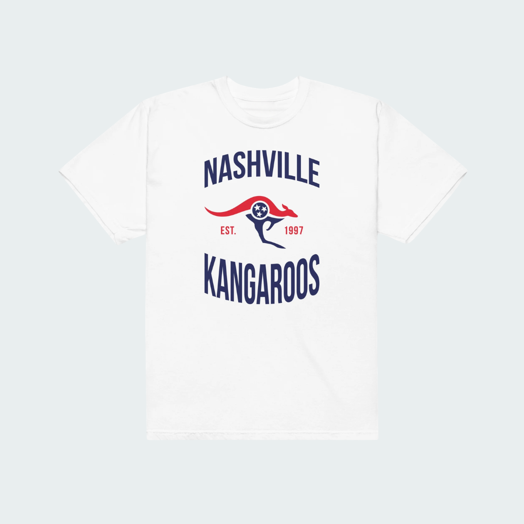 Unisex garment-dyed heavyweight t-shirt Nashville Logo