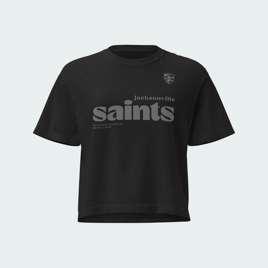 Women’s heavyweight boxy tee Jacksonville Blackout
