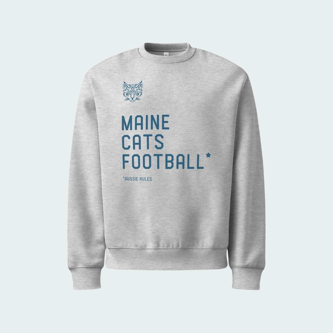 Oversized heavyweight sweatshirt Maine Statement