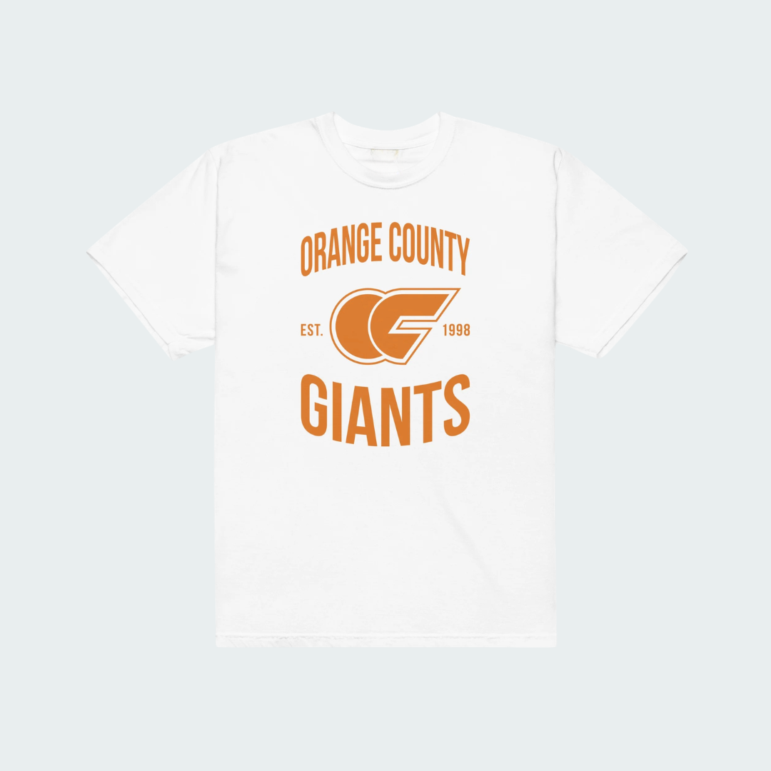 Unisex garment-dyed heavyweight t-shirt Orange County Logo