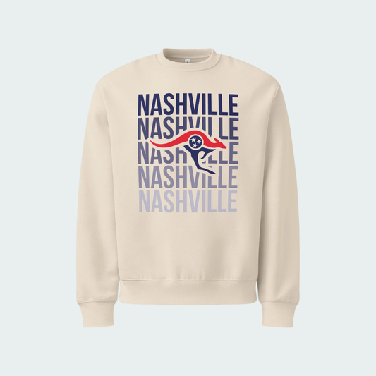 Nashville Oversized heavyweight sweatshirt