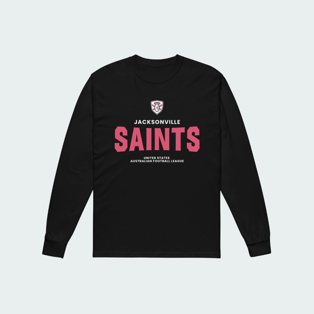 Garment-dyed heavyweight long-sleeve shirt