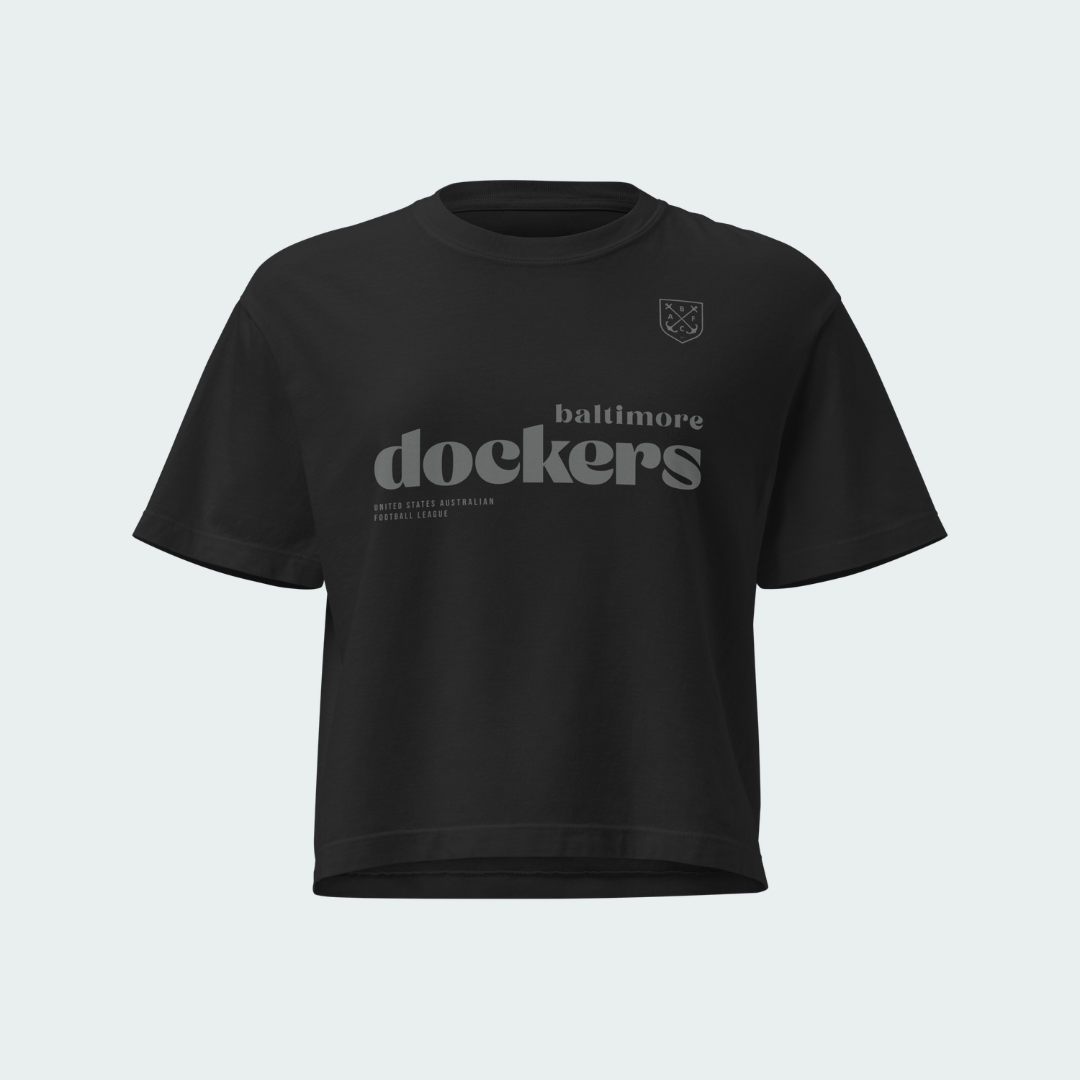 Women’s heavyweight boxy tee Cincinnati Blackout
