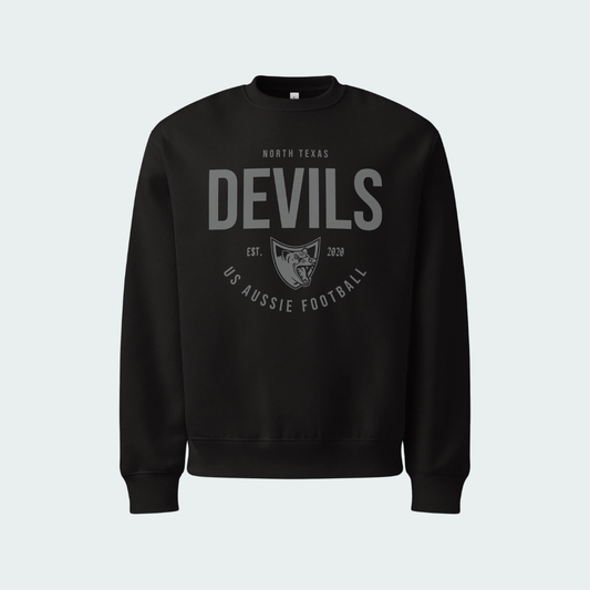 Oversized heavyweight sweatshirt North Texas Blackout