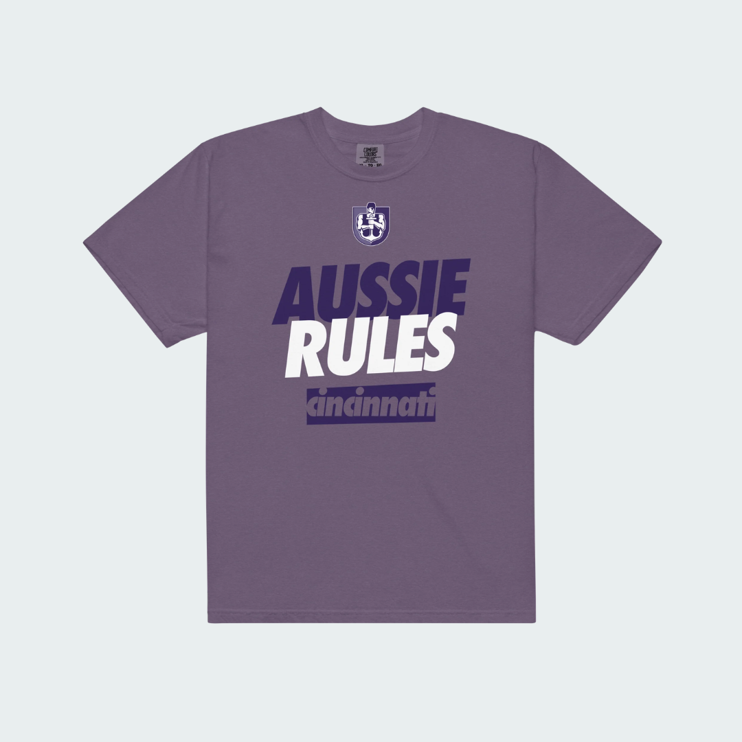 Unisex garment-dyed heavyweight t-shirt Cincinnati Aussie Rules