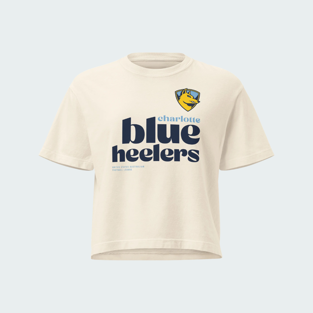 Women’s heavyweight boxy tee Charlotte Splash