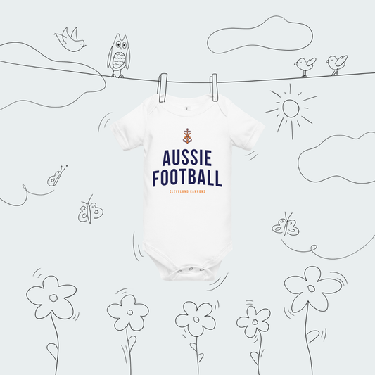 Baby short sleeve onesie Cleveland