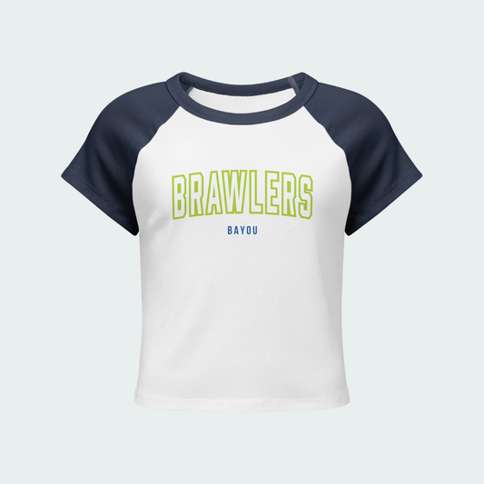 Women’s micro rib raglan baby tee Bayou