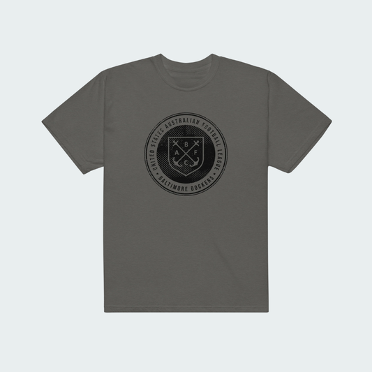 Unisex garment-dyed heavyweight t-shirt Baltimore Charcoal