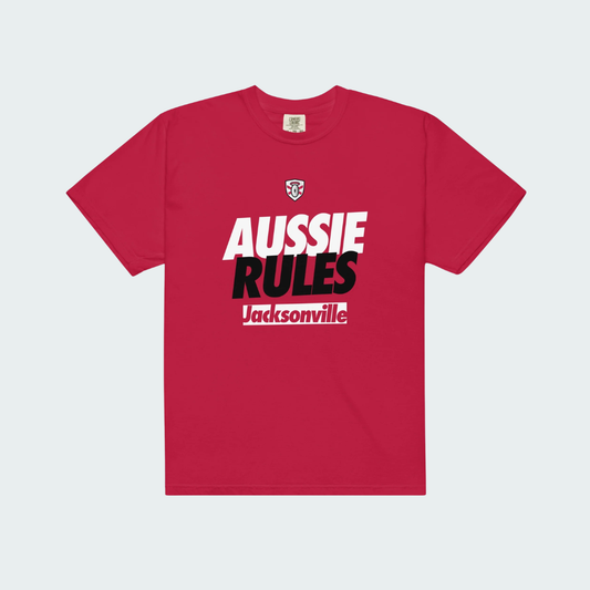 Unisex garment-dyed heavyweight t-shirt Jacksonville Aussie Rules