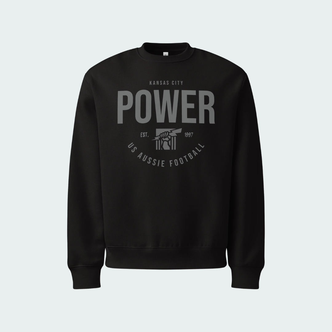 Oversized heavyweight sweatshirt