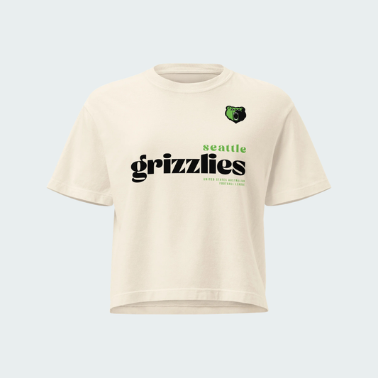 Women’s heavyweight boxy tee Seattle Splash