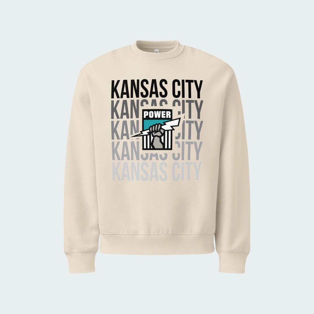 Oversized heavyweight sweatshirt