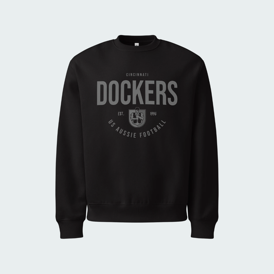 Oversized heavyweight sweatshirt Cincinnati Blackout