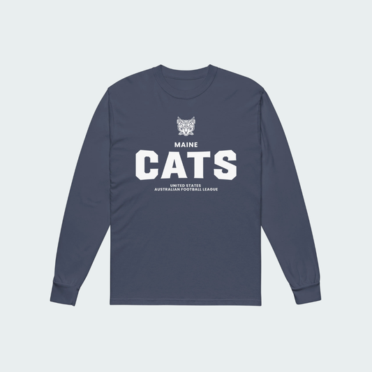 Garment-dyed heavyweight long-sleeve shirt Maine