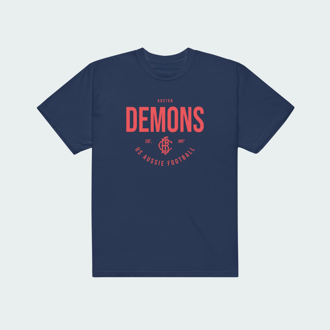 Unisex garment-dyed heavyweight t-shirt Boston Plate
