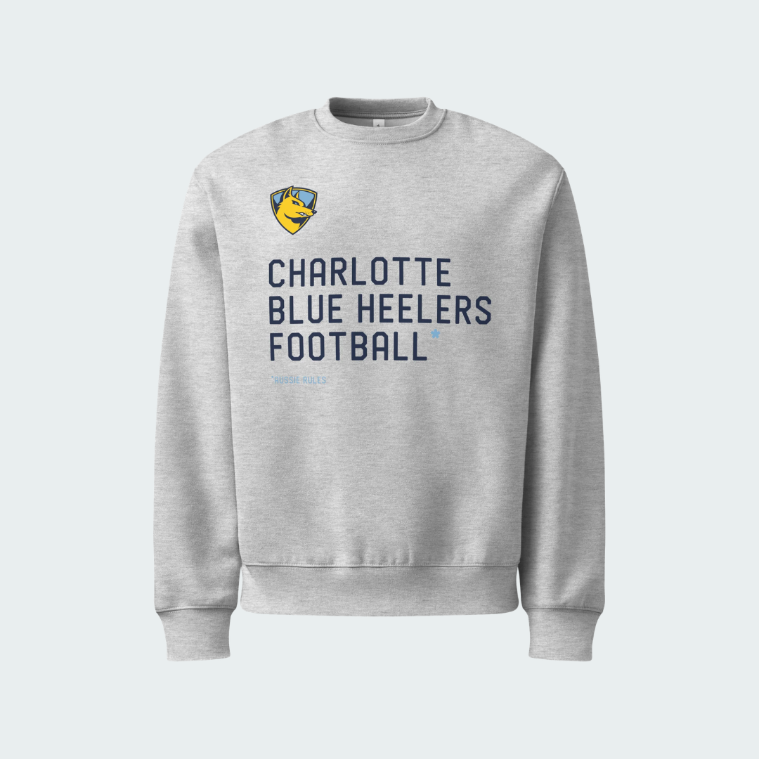 Oversized heavyweight sweatshirt Charlotte Statement